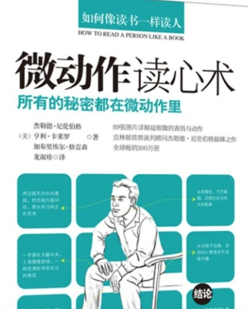 《微动作 微表情 微反应读心术》所有的秘密都在微动作里