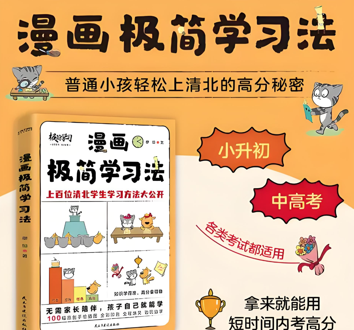 《漫画极简学习法》普通小孩轻松上清北的高分秘密